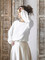 Panna Młoda Bolerka bolerka, narzutki, sweterki Bolerko z odkrytymi plecami, eleganckie bolerko ślubne, bolerko do sukni ślubnej, delikatne bolerko ślubne, letnia narzutka ślubne 3