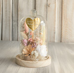 Prezenty, Podziękowania dla Rodziców Kompozycje Kwiatowe / Flowerboxy Podziękowania dla Rodziców flowerbox z suszonych kwiatów, Wieczna róża Podziękowanie od Młodej Pary kwiaty w szklanej kopule, pomysł na prezent dla Rodziców lub Mamy5