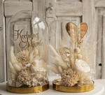 Prezenty, Podziękowania dla Rodziców Kompozycje Kwiatowe / Flowerboxy ślubne podziekowania dla rodzicow prezent dla mamy i taty na wesele kwiaty w kopule kompozycja z kwiatów suszonych pomysł na prezent dla rodziców, wieczne róże15