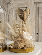 Prezenty, Podziękowania dla Rodziców Kompozycje Kwiatowe / Flowerboxy ślubne podziekowania dla rodzicow prezent dla mamy i taty na wesele kwiaty w kopule kompozycja z kwiatów suszonych pomysł na prezent dla rodziców, wieczne róże17