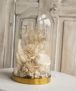 Prezenty, Podziękowania dla Rodziców Kompozycje Kwiatowe / Flowerboxy ślubne podziekowania dla rodzicow prezent dla mamy i taty na wesele kwiaty w kopule kompozycja z kwiatów suszonych pomysł na prezent dla rodziców, wieczne róże20