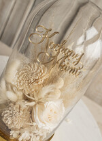 Prezenty, Podziękowania dla Rodziców Kompozycje Kwiatowe / Flowerboxy ślubne podziekowania dla rodzicow prezent dla mamy i taty na wesele kwiaty w kopule kompozycja z kwiatów suszonych pomysł na prezent dla rodziców, wieczne róże22