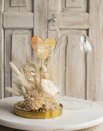 Prezenty, Podziękowania dla Rodziców Kompozycje Kwiatowe / Flowerboxy ślubne podziekowania dla rodzicow prezent dla mamy i taty na wesele kwiaty w kopule kompozycja z kwiatów suszonych pomysł na prezent dla rodziców, wieczne róże26