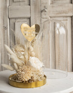 Prezenty, Podziękowania dla Rodziców Kompozycje Kwiatowe / Flowerboxy ślubne podziekowania dla rodzicow prezent dla mamy i taty na wesele kwiaty w kopule kompozycja z kwiatów suszonych pomysł na prezent dla rodziców, wieczne róże27