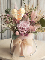 Prezenty, Podziękowania dla Rodziców Kompozycje Kwiatowe / Flowerboxy podziekowania dla rodzicow prezent dla mamy i taty na wesele, kompozycja z kwiatów suszonych pomysł na prezent dla rodziców, wieczne róże, flower box dla rodziców1