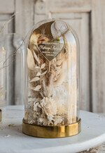 Prezenty, Podziękowania dla Rodziców Kompozycje Kwiatowe / Flowerboxy podziękowanie dla Rodziców na weselu, kwiaty dla Rodziców na prezent, suszone kwiaty w szkle, biała wieczna róża, prezent dla Rodziców kwiaty w szklanej kopule3