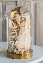 Prezenty, Podziękowania dla Rodziców Kompozycje Kwiatowe / Flowerboxy podziękowanie dla Rodziców na weselu, kwiaty dla Rodziców na prezent, suszone kwiaty w szkle, biała wieczna róża, prezent dla Rodziców kwiaty w szklanej kopule12