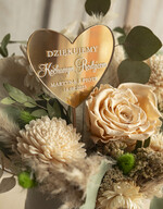 Prezenty, Podziękowania dla Rodziców Kompozycje Kwiatowe / Flowerboxy podziekowania dla rodzicow prezent dla mamy i taty na wesele, kompozycja z kwiatów suszonych pomysł na prezent dla rodziców, wieczne róże, flower box dla rodziców1