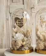 Prezenty, Podziękowania dla Rodziców Kompozycje Kwiatowe / Flowerboxy ślubne podziekowania dla rodzicow prezent dla mamy i taty na wesele kwiaty w kopule kompozycja z kwiatów suszonych pomysł na prezent dla rodziców, wieczne róże13