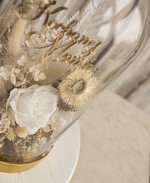 Prezenty, Podziękowania dla Rodziców Kompozycje Kwiatowe / Flowerboxy ślubne podziekowania dla rodzicow prezent dla mamy i taty na wesele kwiaty w kopule kompozycja z kwiatów suszonych pomysł na prezent dla rodziców, wieczne róże15