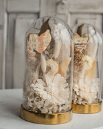 Prezenty, Podziękowania dla Rodziców Kompozycje Kwiatowe / Flowerboxy ślubne podziekowania dla rodzicow prezent dla mamy i taty na wesele kwiaty w kopule kompozycja z kwiatów suszonych pomysł na prezent dla rodziców, wieczne róże1