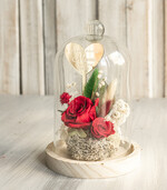 Prezenty dla Mamy flowerboxy, box ze słodyczami  prezent na dzień Mamy, prezent dla mamy flowerbox z suszonych kwiatów, suszone kwiaty w szkle, pomysł na prezent z okazji dnia mamy4