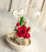Prezenty dla Mamy flowerboxy, box ze słodyczami  prezent na dzień Mamy, prezent dla mamy flowerbox z suszonych kwiatów, suszone kwiaty w szkle, pomysł na prezent z okazji dnia mamy6
