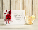 Prezenty dla Mamy flowerboxy, box ze słodyczami  personalizowany prezent dla Mamy i imieniem,  kartka z życzeniami na dzień Mamy statuetka róże z okazji dnia Matki, kwiaty upominek dedykacja 5