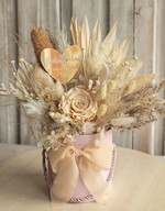 Prezenty dla Mamy kwiaty flowerboxy pomysł na prezent na dzień mamy prezent dla Mamy z okazji dnia Matki, kwiaty prezent dla mamy, kompozycja z suszonych kwiatów pomysł na prezent dla mamy4