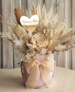 Prezenty dla Mamy kwiaty flowerboxy pomysł na prezent na dzień mamy prezent dla Mamy z okazji dnia Matki, kwiaty prezent dla mamy, kompozycja z suszonych kwiatów pomysł na prezent dla mamy5