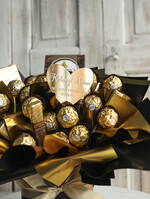 Prezenty dla Mamy flowerboxy, box ze słodyczami  prezent dla mamy, box dla mamy, słodki prezent dla mamy, kosz prezentowy dla mamy, zestaw słodyczy dla mamy, prezent na Dzień Mamy, upominek dla mamy, słodycze dla mamy7