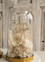 Prezenty dla Mamy kwiaty flowerboxy flowerbox, pomysł na prezent prezent dla mamy kwiaty w kopule kompozycja z kwiatów suszonych wieczne roze, prezent na dzień mamy3