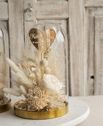 Prezenty dla Mamy kwiaty flowerboxy flowerbox, pomysł na prezent prezent dla mamy kwiaty w kopule kompozycja z kwiatów suszonych wieczne roze, prezent na dzień mamy8