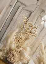 Prezenty dla Mamy kwiaty flowerboxy flowerbox, pomysł na prezent prezent dla mamy kwiaty w kopule kompozycja z kwiatów suszonych wieczne roze, prezent na dzień mamy1