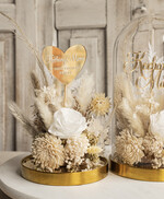 Prezenty dla Mamy kwiaty flowerboxy flowerbox, pomysł na prezent prezent dla mamy kwiaty w kopule kompozycja z kwiatów suszonych wieczne roze,  prezent z okazji dnia mamy kwiaty2