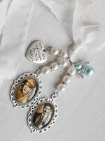 Medalion do bukietu ślubnego medalik zawieszka medalion do bukietu ślubnego, medalik ze zdjęciem do bukietu dla Panny Młodej, zdjęcie rodziców dziadków na bukiecie ślubnym 0