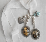 Medalion do bukietu ślubnego medalik zawieszka medalion do bukietu ślubnego, medalik ze zdjęciem do bukietu dla Panny Młodej, zdjęcie rodziców dziadków na bukiecie ślubnym 3