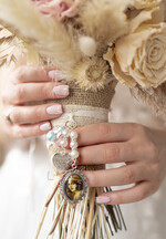 Medalion do bukietu ślubnego medalik Medalion ślubny do bukietu zdjęcie portret na pamiątkę wisiorek, Medalion do bukietu ślubnego ze zdjęciem6