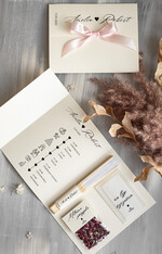 Dekoracje Sali weselnej/Dodatki do Zdjęć Zestaw na ślub w plenerze Zestaw na ślub w plenerze - wachlarz chusteczki i płatkowe konfetti- weselna linia czasu - timeline - prezent dla gości0