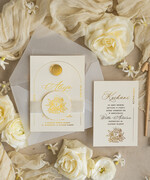 Zaproszenia na Komunię  dziewczynka  delikatne zaproszenie Komunijne, eleganckie zaproszenia na Komunię , Złote Zaproszenia na Komunię dla dziewczynki, zaproszenia Komunijne ze złotymi literami3