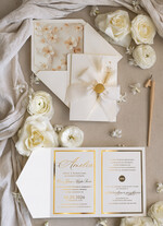 Zaproszenia na Komunię dla Dziewczynki dziewczynka  Eleganckie zaproszenia komunijne dla dziewczynki, zaproszenia na komunię z kwiatami, złote zaproszenia na komunię, zaproszenia na Pierwszą Komunię1