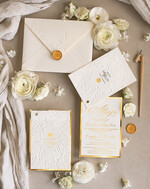 Zaproszenia na Komunię  dziewczynka  Oryginalne zaproszenia na Komunię, Tłoczone zaproszenia na Komunię, Złote Zaproszenia na Komunię dla dziewczynki, Eleganckie zaproszenia Komunijne ze złotymi literami1