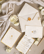 Zaproszenia na Komunię  dziewczynka  Oryginalne zaproszenia na Komunię, Tłoczone zaproszenia na Komunię, Złote Zaproszenia na Komunię dla dziewczynki, Eleganckie zaproszenia Komunijne ze złotymi literami5