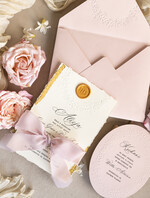 Zaproszenia na Komunię  dziewczynka  owalne zaproszenia na Komunię Zaproszenia komunijne personalizowane dla dziewczynki ręcznie robione zaproszenia na komunie Nietypowe zaproszenia komunijne1