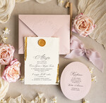 Zaproszenia na Komunię  dziewczynka  owalne zaproszenia na Komunię Zaproszenia komunijne personalizowane dla dziewczynki ręcznie robione zaproszenia na komunie Nietypowe zaproszenia komunijne6