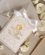 Zaproszenia na Komunię  dziewczynka  Perełkowe zaproszenia komunijne dla dziewczynki, zaproszenia na komunię z perełkami, złote zaproszenia na komunię, zaproszenia na Pierwszą Komunię7