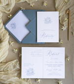 Zaproszenia na Komunię  chłopiec niebieskie personalizowane zaproszenia Komunijne proste zaproszenie na komunię dla chłopca zaproszenia na komunię ze sznurkiem zaproszenia na komunię świetą 2