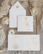 Zaproszenia na Komunię  chłopiec złote lub srebrne ręcznie robione zaroszenia komunijne nietypowe zaproszenie na komunie personalizowane zaproszenia Komunijne proste zaproszenie na komunię dla chłopca3