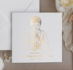 Zaproszenia na Komunię  chłopiec złote lub srebrne ręcznie robione zaroszenia komunijne nietypowe zaproszenie na komunie personalizowane zaproszenia Komunijne proste zaproszenie na komunię dla chłopca0