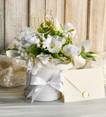 Pamiątki Prezenty na komunię  boxy prezentowe Zestaw Prezentowy od Chrzestnych na Pierwszą komunię, Flowerbox Komunijny opakowanie na pieniądze2