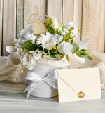 Pamiątki Prezenty na komunię  boxy prezentowe Zestaw Prezentowy od Chrzestnych na Pierwszą komunię, Flowerbox Komunijny opakowanie na pieniądze5