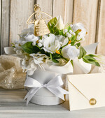 Pamiątki Prezenty na komunię  boxy prezentowe Zestaw Prezentowy od Chrzestnych na Pierwszą komunię, Flowerbox Komunijny opakowanie na pieniądze7