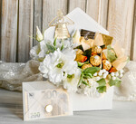 Pamiątki Prezenty na komunię  boxy prezentowe Zestaw Prezentowy od Chrzestnych na Pierwszą komunię Prali, Flowerbox Komunijny opakowanie na pieniądze7