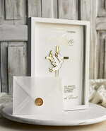 Pamiątki Prezenty na komunię  pamiątki na komunie  Pamiątka Pierwszej Komunii orbrazek z życzeniami Personalizowane pudełko na Prezent9