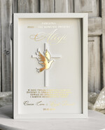 Pamiątki Prezenty na komunię  pamiątki na komunie  Pamiątka Pierwszej Komunii orbrazek z życzeniami Personalizowane pudełko na Prezent0