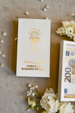 Pamiątki Prezenty na komunię  pamiątki na komunie  białe pudełko pamiątka I Komunii  pudełko na pieniądze na Komunię z życzeniami, pudełeczko na pieniądze z dedykacją na I Komunię2