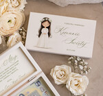 Pamiątki Prezenty na komunię  pamiątki na komunie  pamiątka Pierwszej Komunii pudełko na pieniądze na Komunię z życzeniami,  kasetka na pieniądze z dedykacją na Komunię1