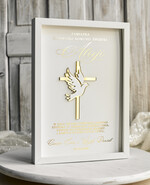 Pamiątki Prezenty na komunię  pamiątki na komunie  Pamiątka Pierwszej Komunii orbrazek z życzeniami Personalizowane pudełko na Prezent4