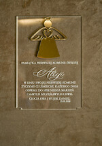 Pamiątki Prezenty na komunię  pamiątki na komunie  Statuetka pamiątka Pierwszej Komunii w pudełku, personalizowana Pamiątka Komunijna opakowanie na pieniądze2