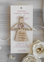 Podziękowania dla gości na komunii podziękowania dla gości Aniołki podziękowania dla gości na komunii, Upominki dla gości komunijnych, Anioły na Komunię jako podziękowania dla gości3